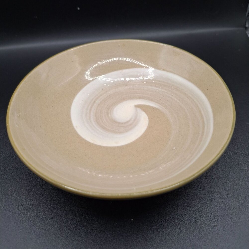 Decorative Ceramic Side Bowl With Swirl Pattern 5 inch Diameter Sauce